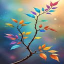 Colorful leaves Wallpaper  screen for extension Chrome web store in OffiDocs Chromium