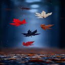 Colorful maple leaves Wallpaper  screen for extension Chrome web store in OffiDocs Chromium