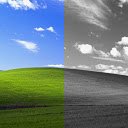 Colors to black and white  screen for extension Chrome web store in OffiDocs Chromium