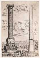 Free download Column of Antoninus and a Roman Obelisk free photo or picture to be edited with GIMP online image editor
