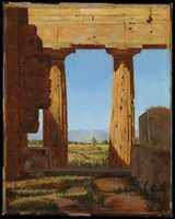 Free download Columns of the Temple of Neptune at Paestum free photo or picture to be edited with GIMP online image editor