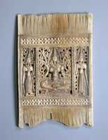 Free download Comb with the Goddess Lakshmi and Attendants free photo or picture to be edited with GIMP online image editor