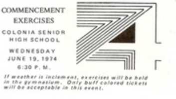 Free download Commencement Ticket (1974) free photo or picture to be edited with GIMP online image editor