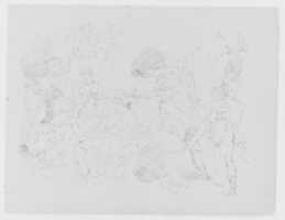 Tải xuống miễn phí Bố cục với năm hình trong khung cảnh tự nhiên, hai nam, ba nữ, với một con Lyre (Ponnassus?) (Từ Sketchbook) Ảnh hoặc hình ảnh miễn phí được chỉnh sửa bằng trình chỉnh sửa hình ảnh trực tuyến GIMP