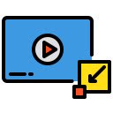 OffiDocs Chromium'da Chrome web mağazası uzantısı için Video Dosyalarını Sıkıştır ekranı