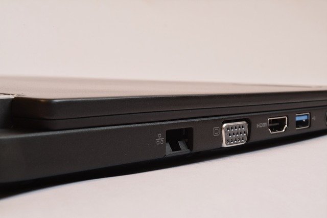 Free download computer laptop port hdmi usb lan free picture to be edited with GIMP free online image editor
