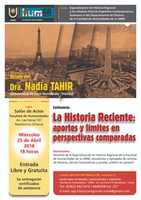 Free download  Conferencia de la Dra. Nadia Tahir (Universidad de Caen-Francia) free photo or picture to be edited with GIMP online image editor
