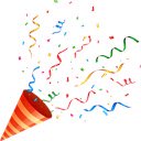 Confetti Pops  screen for extension Chrome web store in OffiDocs Chromium