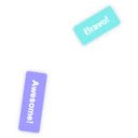 Confetti Word Blast  screen for extension Chrome web store in OffiDocs Chromium