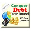 Conquer Debt Year Round  screen for extension Chrome web store in OffiDocs Chromium