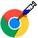 Ecran Console Injector pour extension Chrome web store dans OffiDocs Chromium