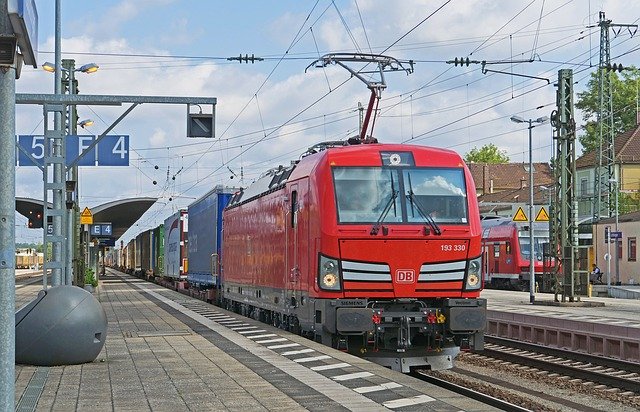 Free download container train deutsche bahn free picture to be edited with GIMP free online image editor
