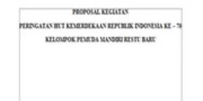 Free download Contoh Proposal Pengajuan B free photo or picture to be edited with GIMP online image editor