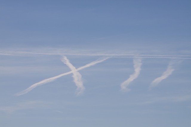 Free download contrails plane heaven strip free picture to be edited with GIMP free online image editor