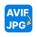 Convert AVIF to JPG  screen for extension Chrome web store in OffiDocs Chromium