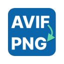 Convert AVIF to PNG  screen for extension Chrome web store in OffiDocs Chromium
