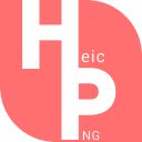 Convert HEIC to PNG  screen for extension Chrome web store in OffiDocs Chromium