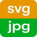 Convert SVG to JPG  screen for extension Chrome web store in OffiDocs Chromium