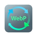 Convert to WebP  screen for extension Chrome web store in OffiDocs Chromium