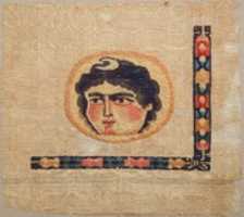 Free download Coptic Textile Fragment with Image of a Goddess free photo or picture to be edited with GIMP online image editor