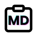 Copy All URLs MD  screen for extension Chrome web store in OffiDocs Chromium