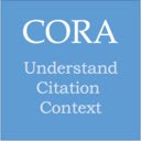 CORA: Understand PubMed Citation Contexts  screen for extension Chrome web store in OffiDocs Chromium