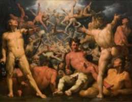 免费下载 Cornelis Cornelisz。 Van Haarlem, The Fall Of The Titans 免费照片或图片可使用 GIMP 在线图像编辑器进行编辑