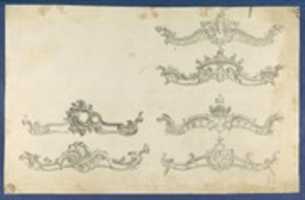 Free download Cornices, in Chippendale Drawings, Vol. I free photo or picture to be edited with GIMP online image editor