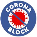 Layar CoronaBLOCK untuk Facebook untuk ekstensi toko web Chrome di OffiDocs Chromium
