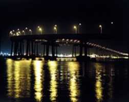 Free download Coronado Bridge Night free photo or picture to be edited with GIMP online image editor