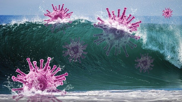 Бесплатно скачать коронный вирус волна коронавирус бесплатно изображение для редактирования с помощью бесплатного онлайн-редактора изображений GIMP
