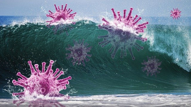 Kostenloser Download von Corona Virus Wave Coronavirus Kostenloses Bild, das mit dem kostenlosen Online-Bildeditor GIMP bearbeitet werden kann