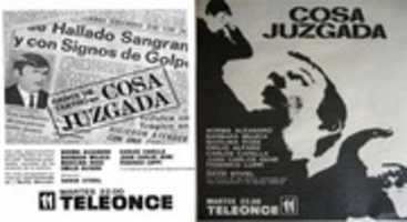 Free download Cosa Juzgada en TELEONCE, 1972, Buenos Aires free photo or picture to be edited with GIMP online image editor