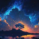 Cosmic Tree under Celestial Skies  screen for extension Chrome web store in OffiDocs Chromium