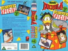 無料ダウンロード Count Duckula Bumper Special Volume 2 UK VHS 1990 カバー 無料の写真または画像を GIMP オンライン イメージ エディターで編集