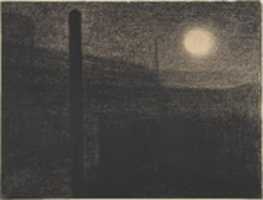 Free download Courbevoie: Factories by Moonlight free photo or picture to be edited with GIMP online image editor