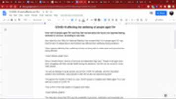 Free download Covid 19 Affects Wellbeing In 70+ Year Olds free photo or picture to be edited with GIMP online image editor