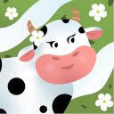 Cow Evolution: Idle Merge Game  screen for extension Chrome web store in OffiDocs Chromium