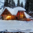 Cozy Winter Cabin Live Wallpaper  screen for extension Chrome web store in OffiDocs Chromium