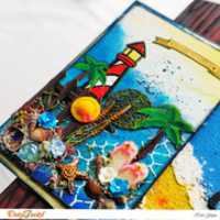 Free download CrafTreat Lighthouse beach and Nautical stencil for Painting |Scene free photo or picture to be edited with GIMP online image editor