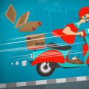 Crazy Courier Ride Game  screen for extension Chrome web store in OffiDocs Chromium