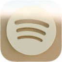 Cream colored spotify  screen for extension Chrome web store in OffiDocs Chromium