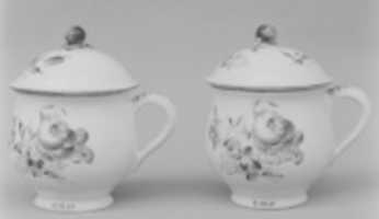 Free download Cream pots with covers free photo or picture to be edited with GIMP online image editor