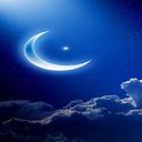Crescent moon wallpaper  screen for extension Chrome web store in OffiDocs Chromium