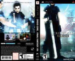 Free download Crisis Core -Final Fantasy VII- [ULUS-10336] PSP Box Art free photo or picture to be edited with GIMP online image editor