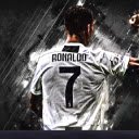 Cristiano Ronaldo CR7Iconic Gaze with Red Backdrop Live Wallpaper  screen for extension Chrome web store in OffiDocs Chromium