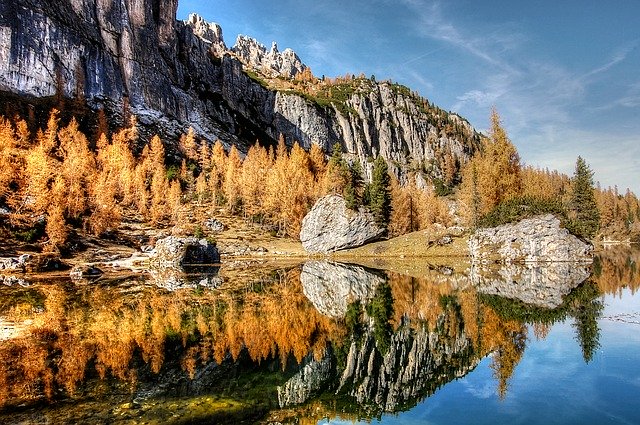 Free download croda da lago dolomites italy free picture to be edited with GIMP free online image editor