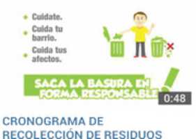 Free download CRONOGRAMA DE RECOLECCION DE RESIDUOS free photo or picture to be edited with GIMP online image editor
