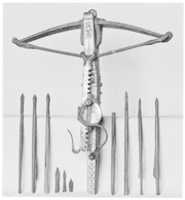 Free download Crossbow, Cranequin and Ten Crossbow Bolts free photo or picture to be edited with GIMP online image editor
