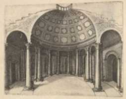 Free download Cross-Section of Santa Costanza in Rome from the series Ruinarum variarum fabricarum delineationes pictoribus caeterisque id genus artificibus multum utiles free photo or picture to be edited with GIMP online image editor